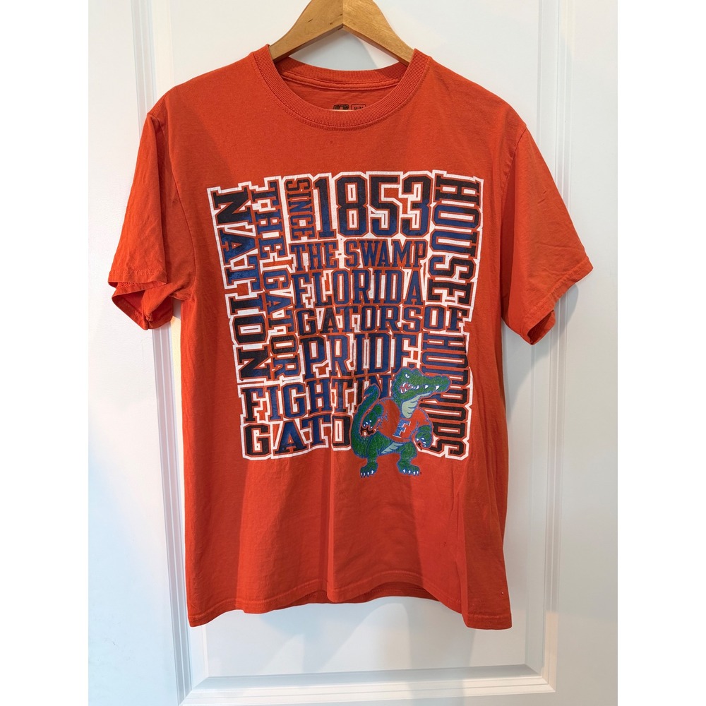 Russell Athletic Florida Gators T-Shirt Mens Medium Orange The Swamp Graphic Tee